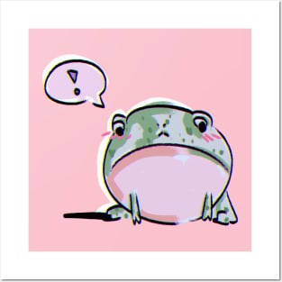 Rotund Frog ! Posters and Art